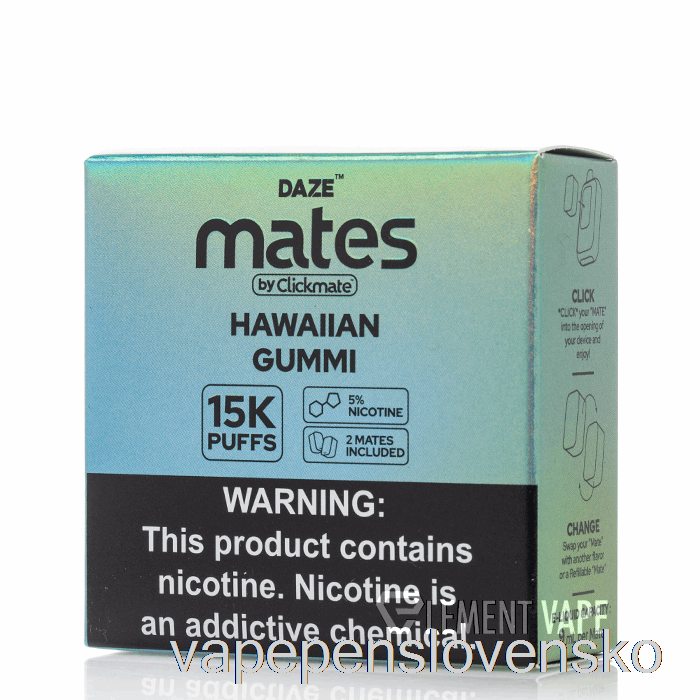 7 Daze Mate Pods Havajské Gummi Vape Bez Nikotinu